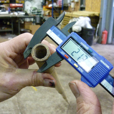 How Garden Bamboo Canes are Measured