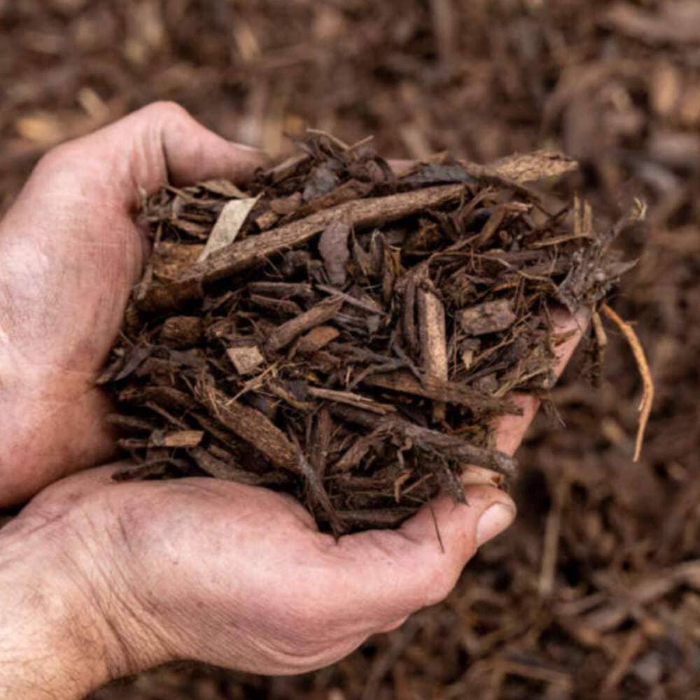 Ornamental bark bulk bag 0.6m³ mulch and weed suppressant for gardens.