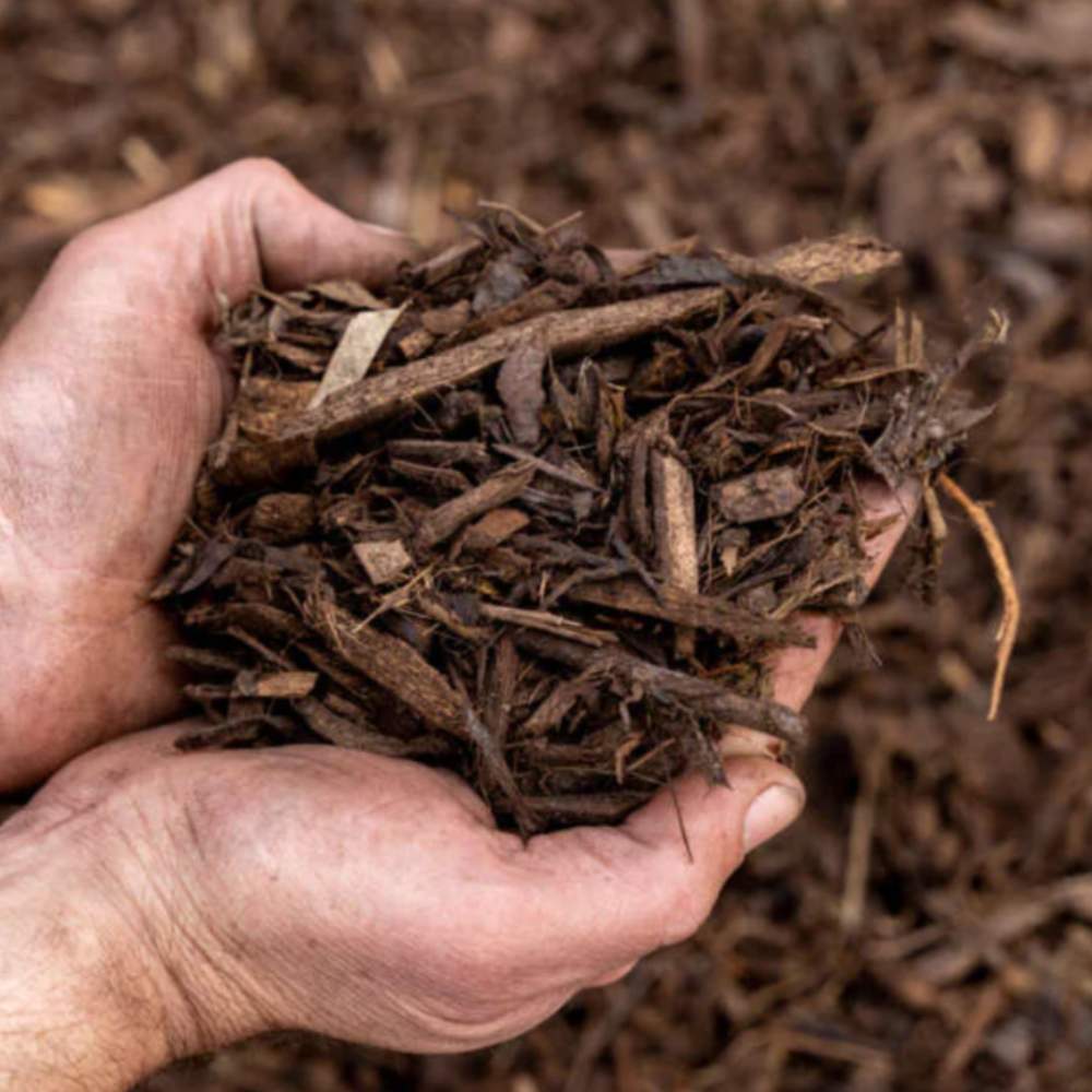 Ornamental bark bulk bag 0.6m3 garden mulch.