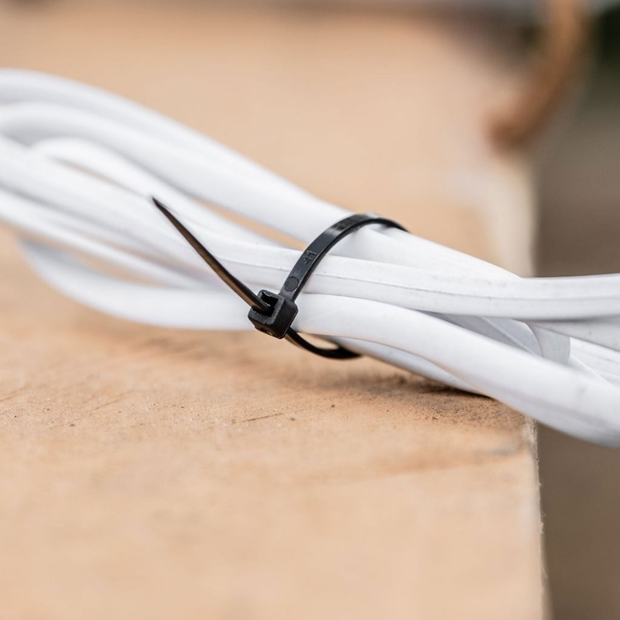 Cable ties 4 inch garden accessory securing wires and supports.