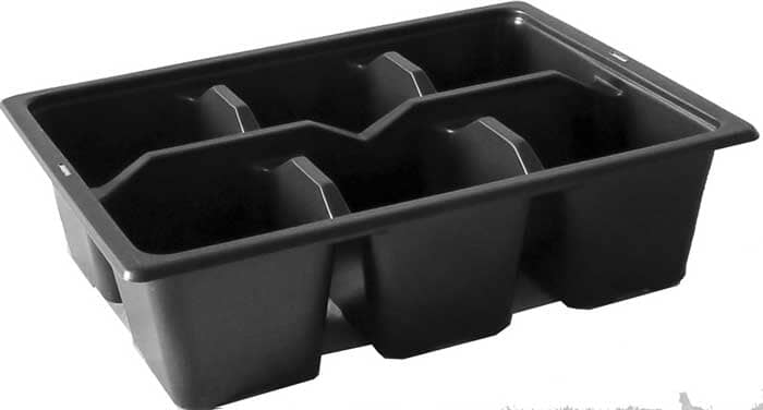 Plant seed starter trays 6 cell pack of 10 propagation inserts.