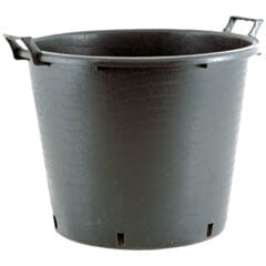 Plastic plant pot 35 litre with handles and drainage holes gardening or outdoor use.