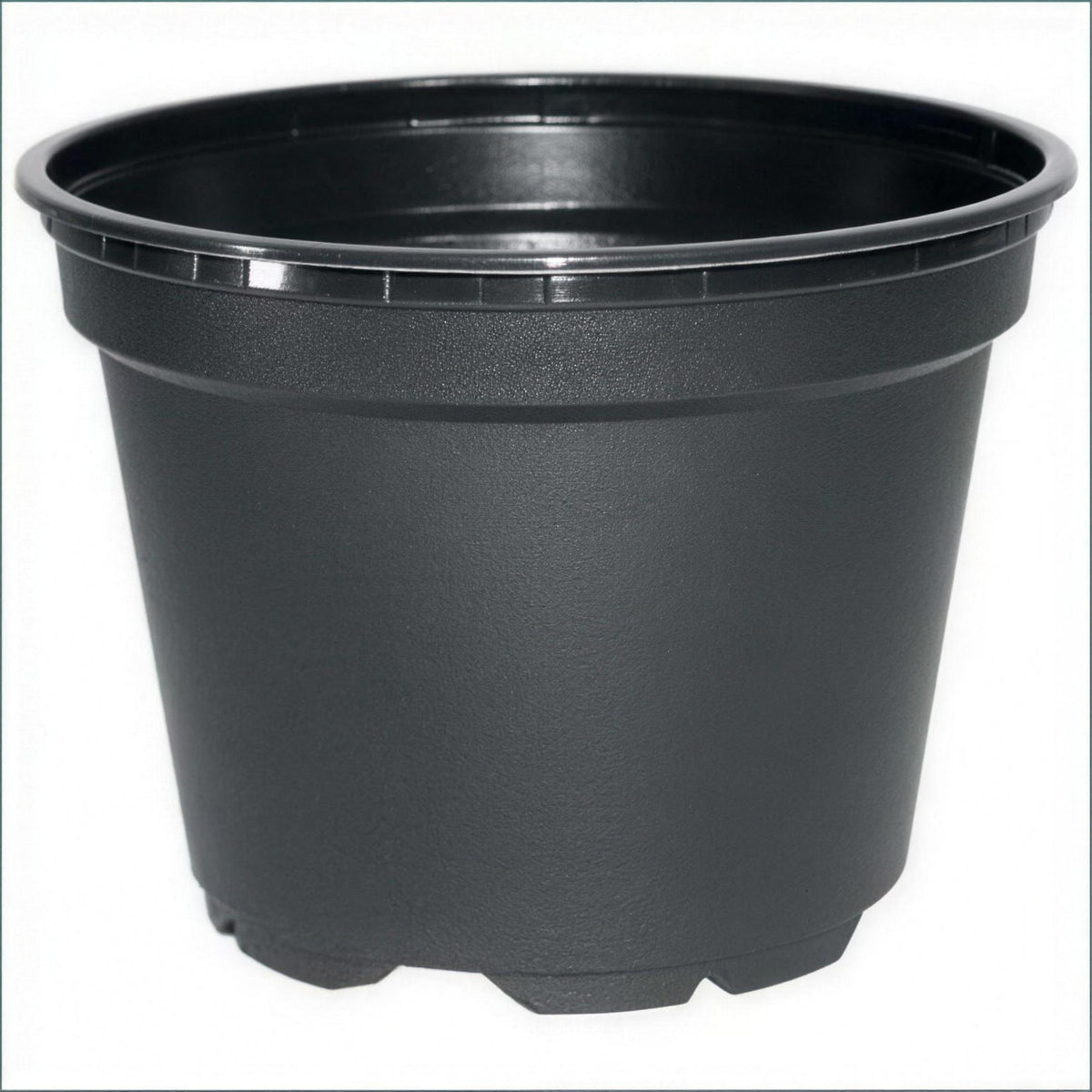 Plastic plant pots 9cm pack of 50 with drainage for seed starting.