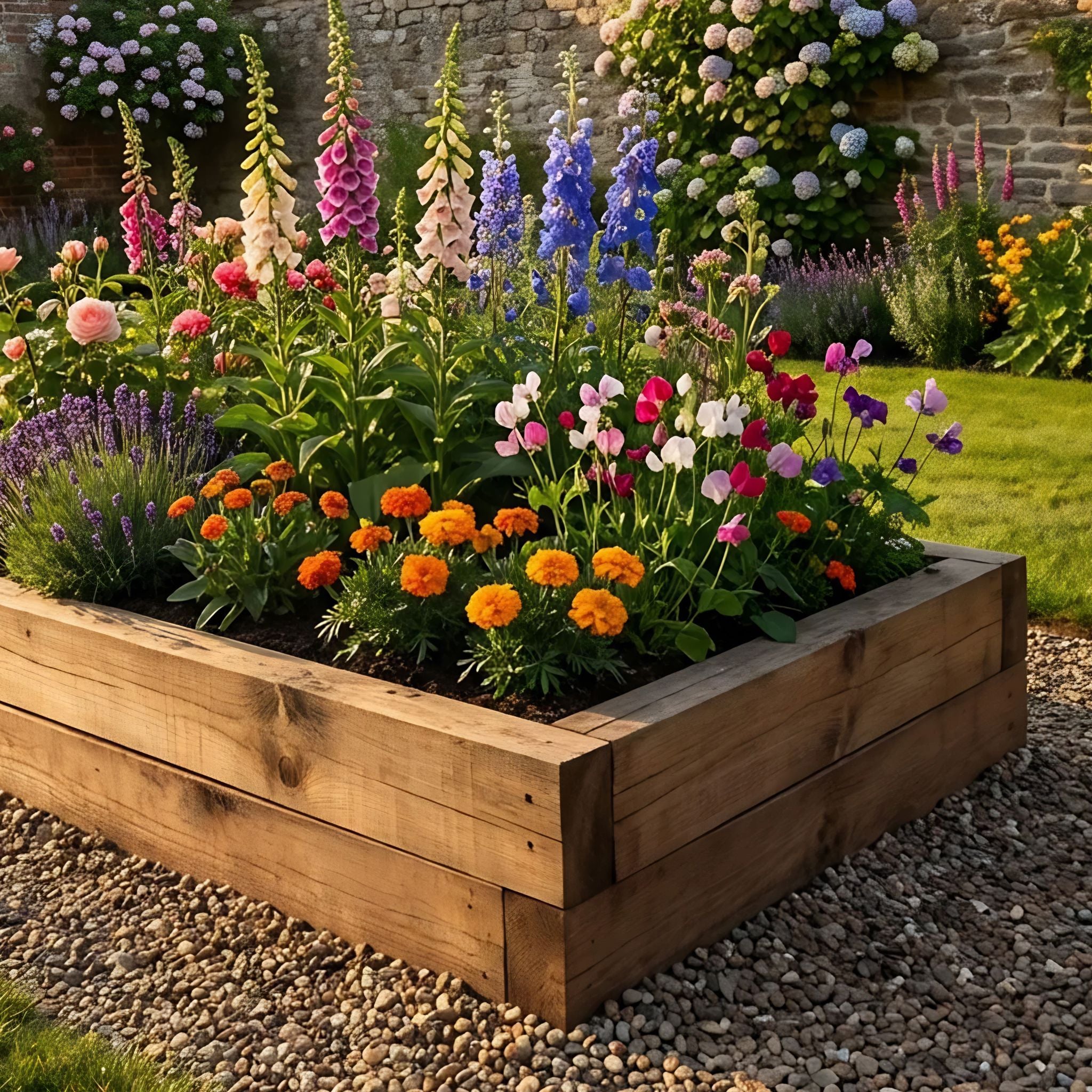 Stacks of neatly piled, cut timber planks are strapped with green bands and arranged on pallets outdoors, ready for construction or delivery. Sunlight casts shadows across the wood.