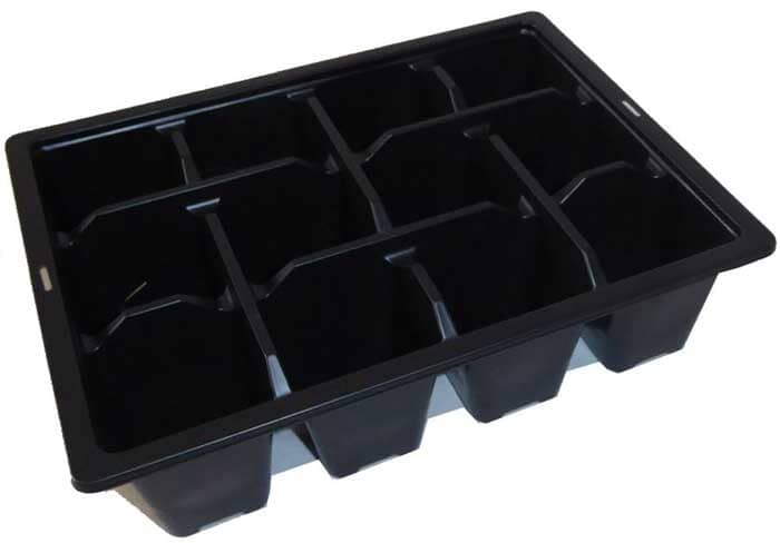 Seed tray 12 cell pack of 10 for seed starting and propagation.