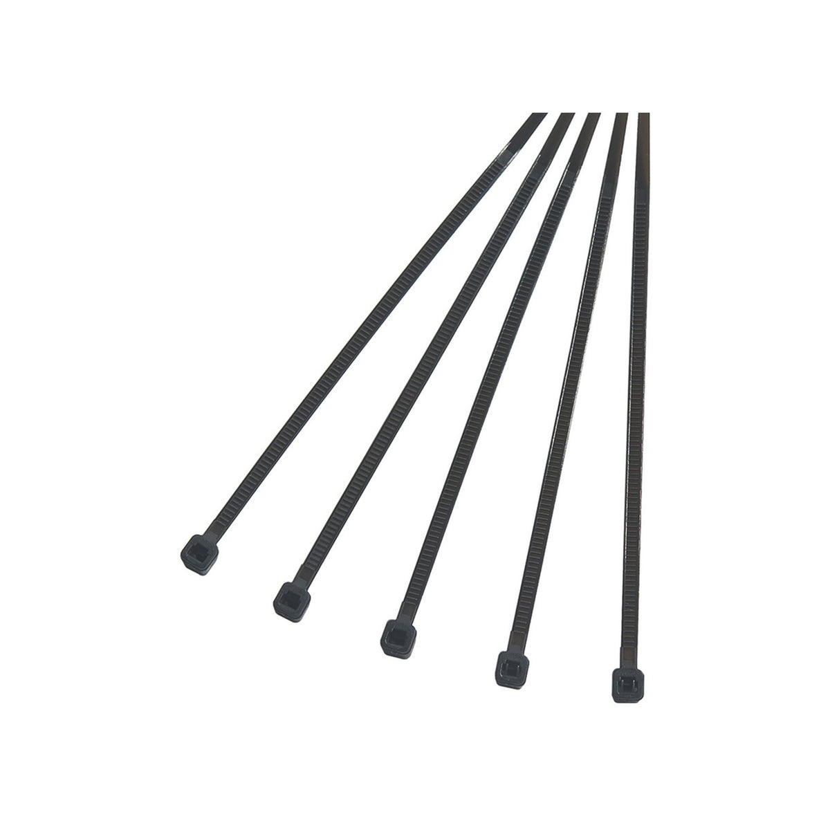 Cable ties 4 inch black multi-purpose pack of five.