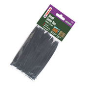 Cable ties 4 inch pack of 100 garden fixing accessory.