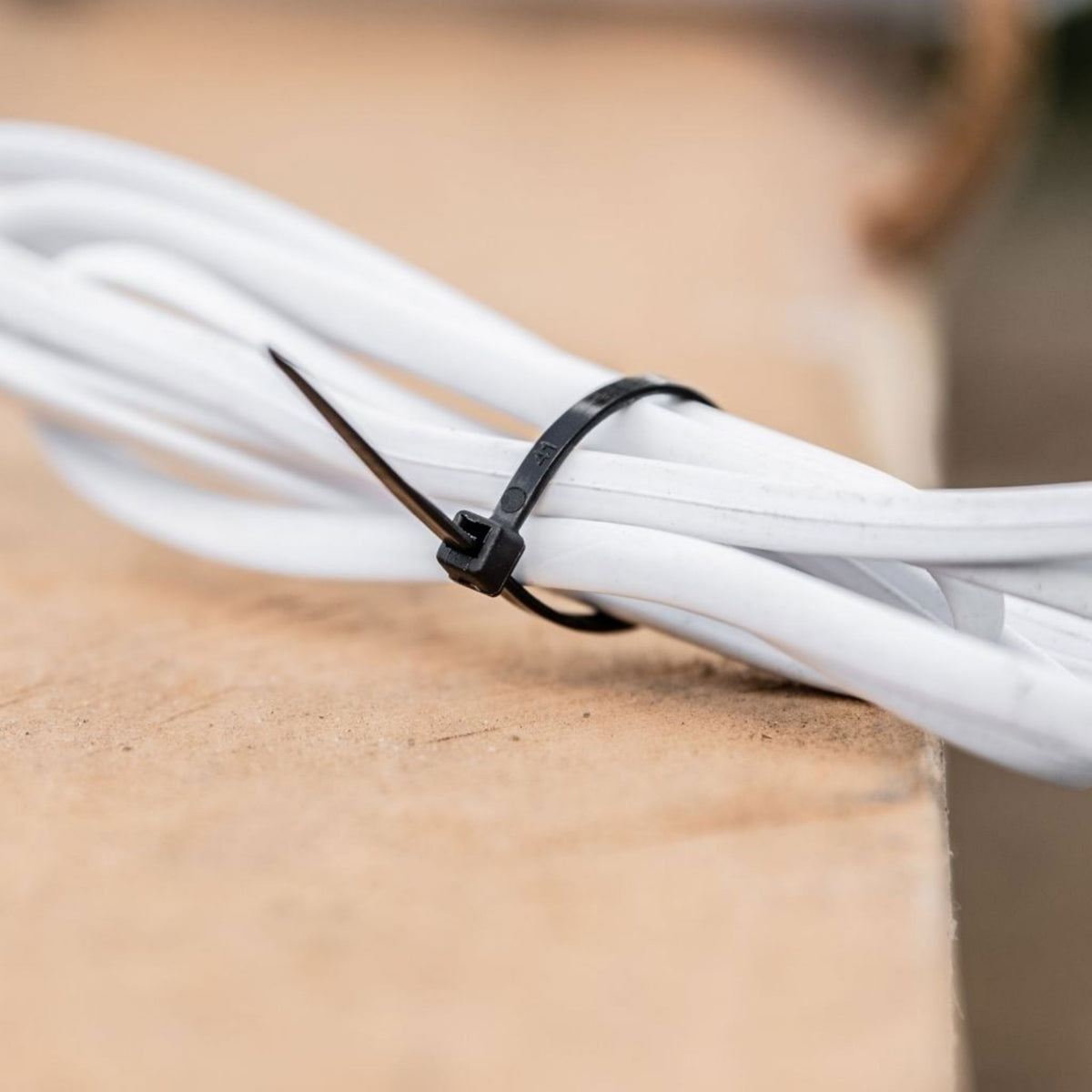 Cable ties 4 inch garden accessory securing wires and supports.