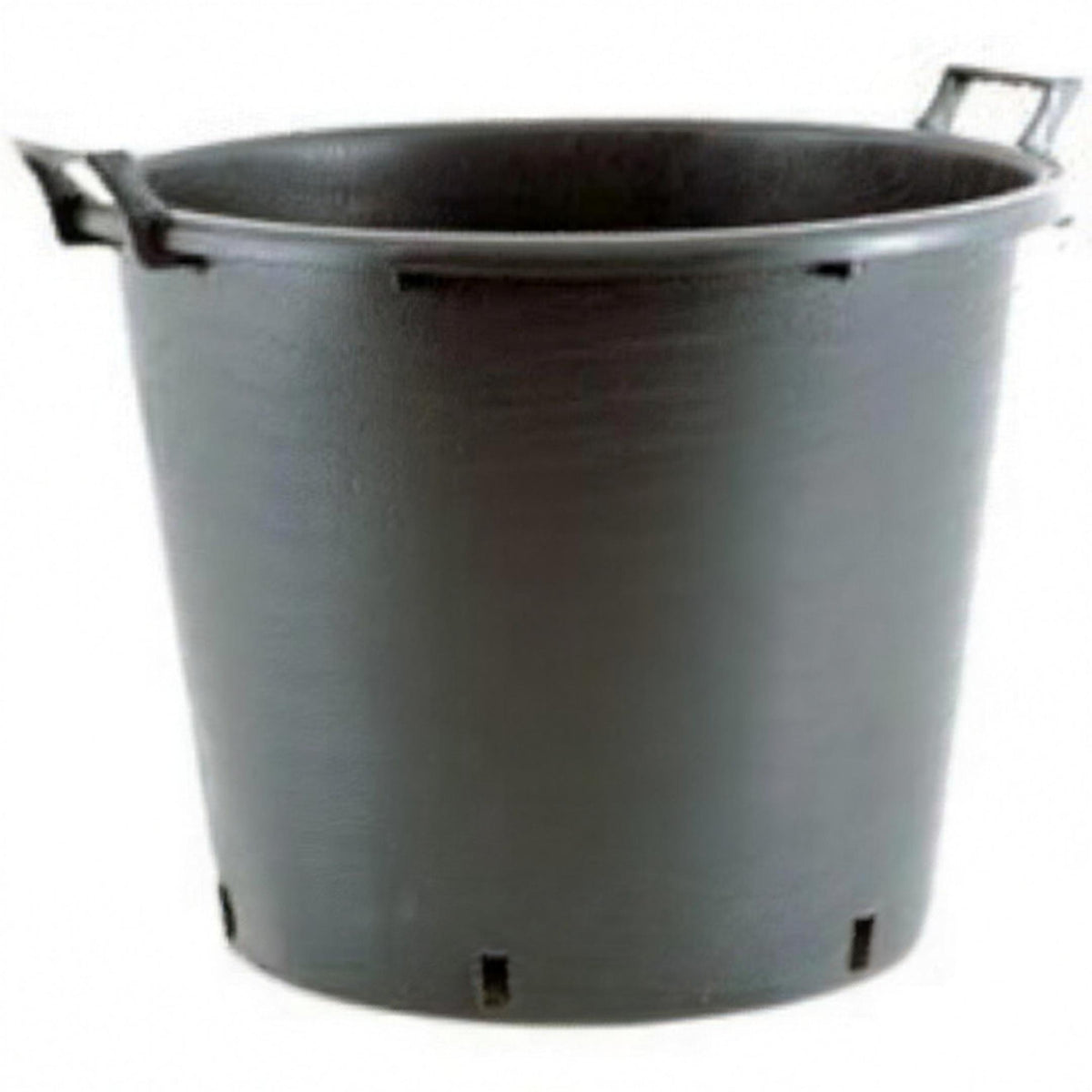 Plastic plant pot 35 litre with handles and drainage holes gardening or outdoor use.
