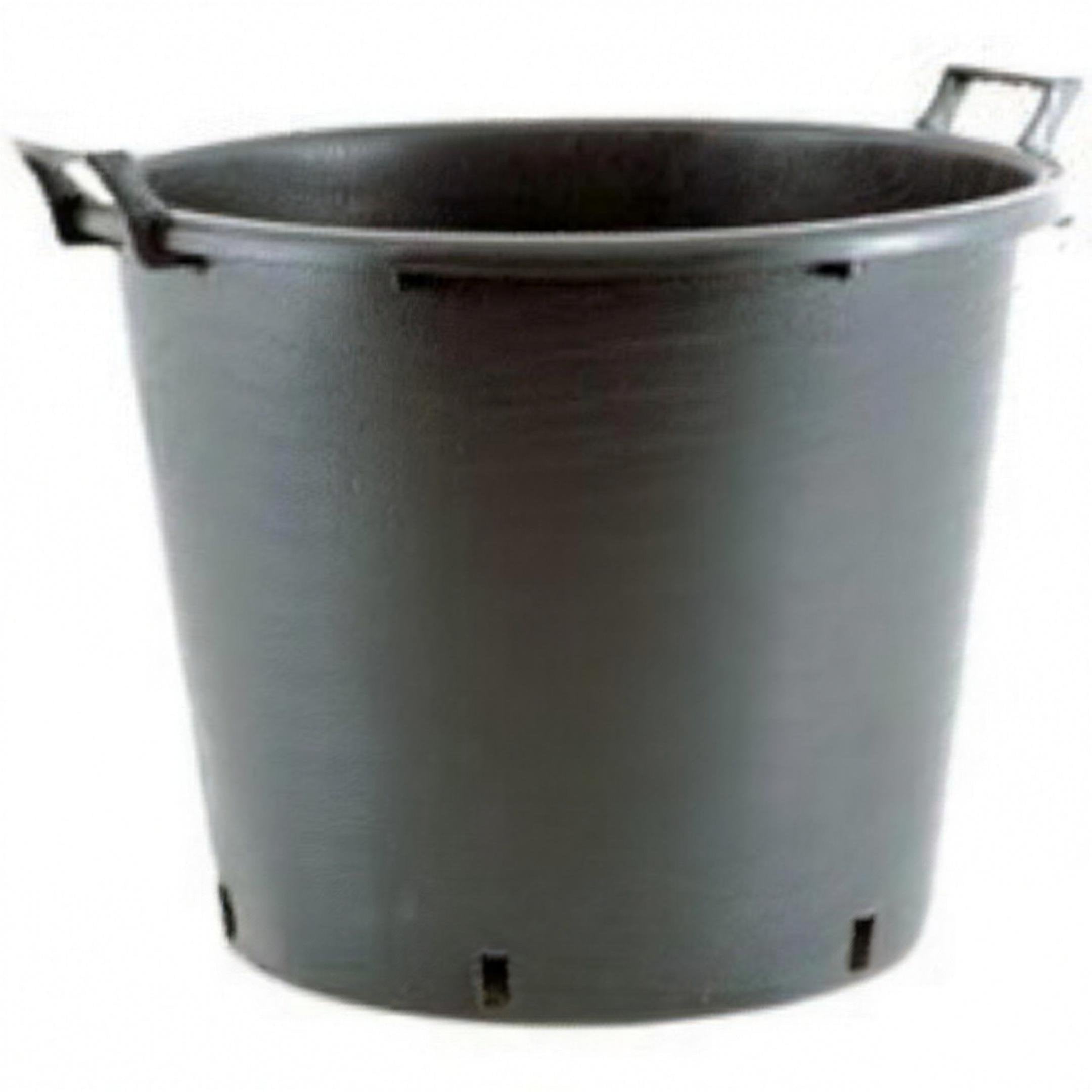 Plastic plant pot 35 litre with handles and drainage holes gardening or outdoor use.