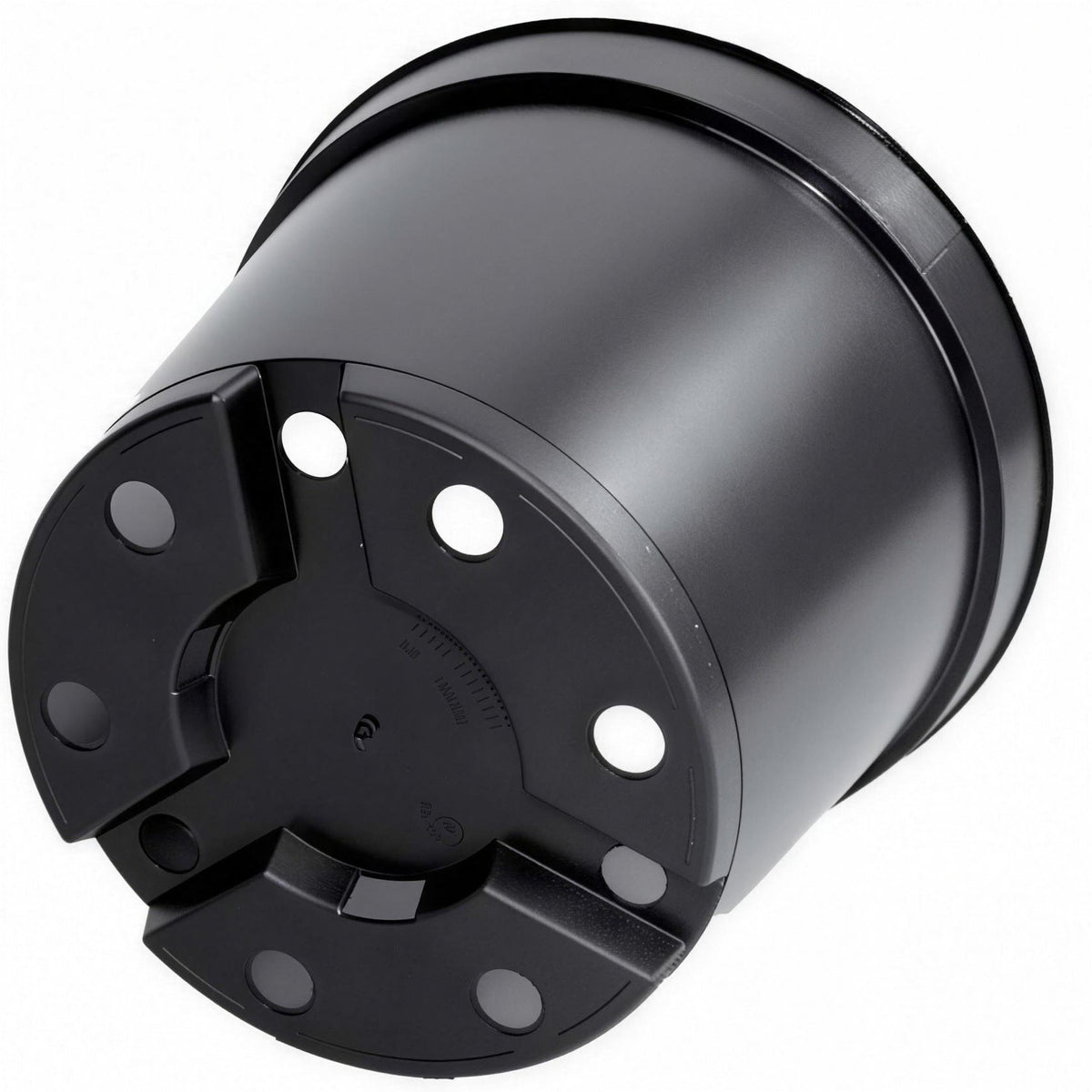 Plastic plant pot 3 litre with drainage holes growing container.