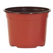 Plastic plant pots 10.5cm terracotta pack of 50 for potting and propagation.
