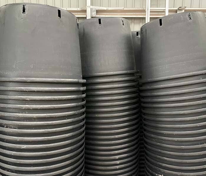 Plastic plant pots 35 litre heavy duty large no handles reusable.